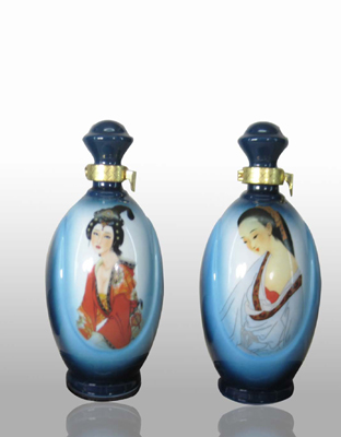 供应蓝色妖姬酒瓶