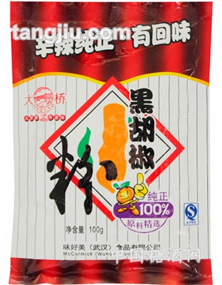大桥黑胡椒粉100g