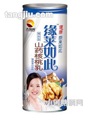 缘莱如此山药核桃乳240ml