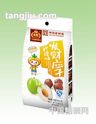 大有柠檬味发财应子80克