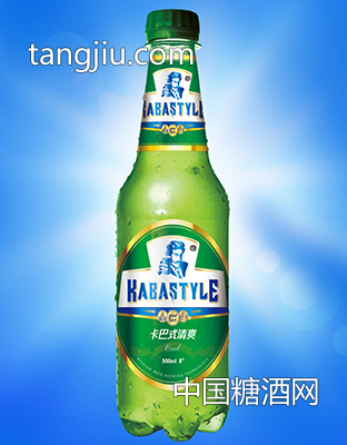 卡巴式啤酒-纯生绿色500ml