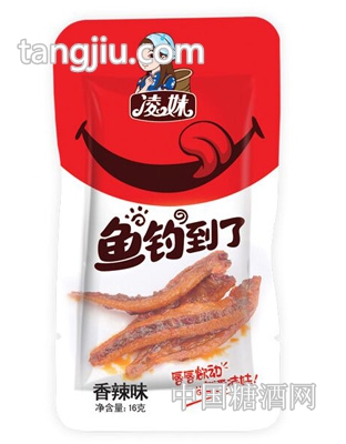 凌妹 鱼钓到了 香辣味 小鱼 16g