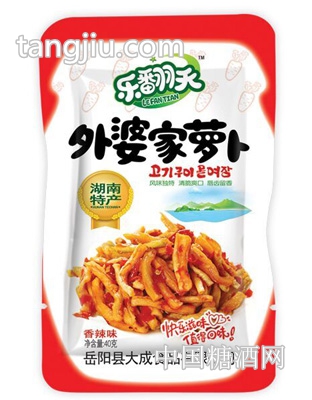 乐翻天 外婆家萝卜 香辣味 40g