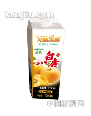 戈壁果园小白杏汁饮料1L
