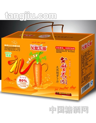 戈壁果园胡萝卜汁箱装