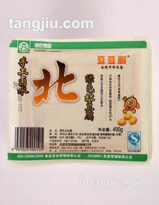 豆豆厨绿色北豆腐400g