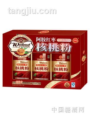 阿胶红枣核桃粉