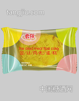 鲁翔金丝肉松蛋糕称重