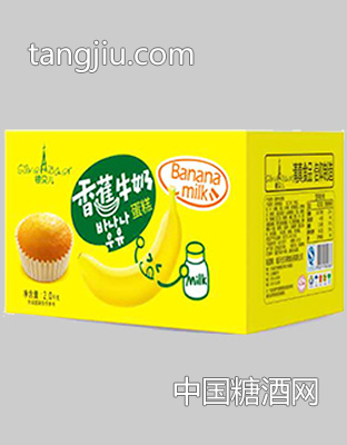 银贝儿香蕉牛奶蛋糕2.0千克