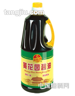 黄花园国标一级酱油1500ml