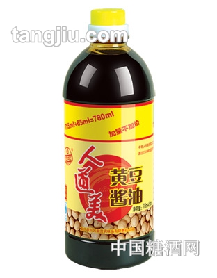 人道美黄豆酱油800ml