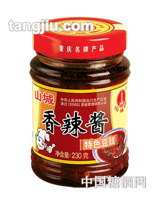 山城特色豆豉香辣酱230g