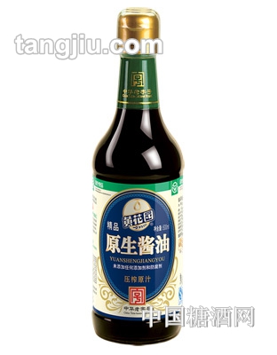 黄花园精品原生酱油500ml