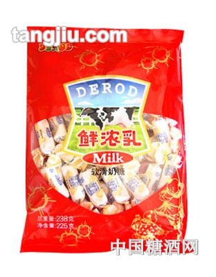 得乐多浓香乳软滑奶糖238g