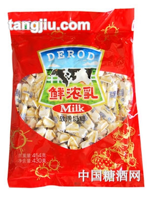 得乐多浓香乳软滑奶糖454g
