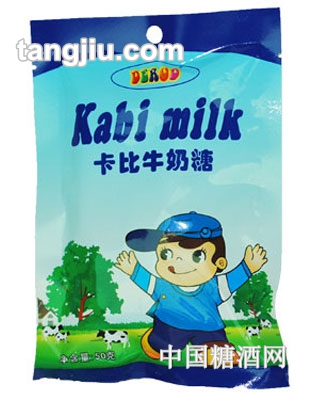 得乐多卡比牛奶糖50g