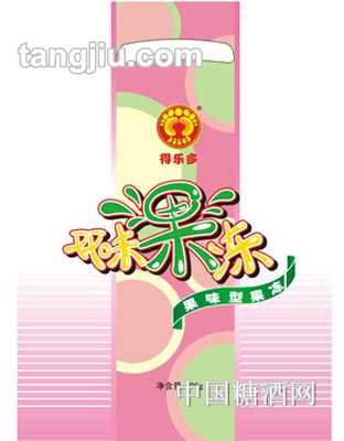 得乐多什果双味果冻