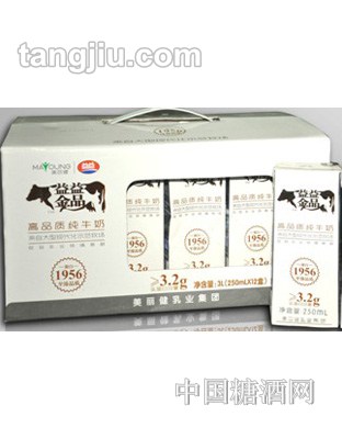金品纯牛奶250ml