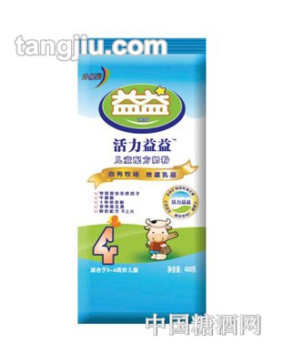 活力益益儿童配方奶粉400g