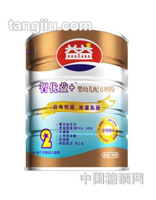 智优益+婴幼儿配方奶粉900g