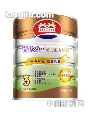 智优益+幼儿配方奶粉900g