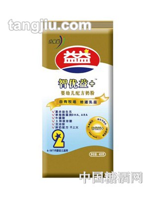 智优益+婴幼儿配方奶粉400g