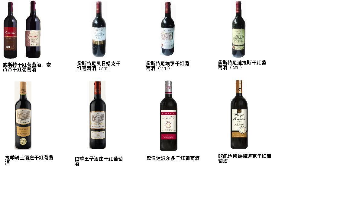 法国进口原装葡萄酒供应