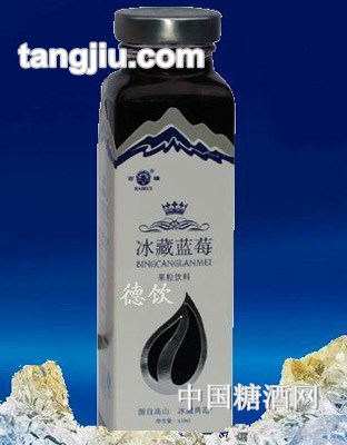 冰藏蓝莓饮品