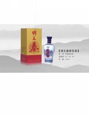 绵王春青花瓶