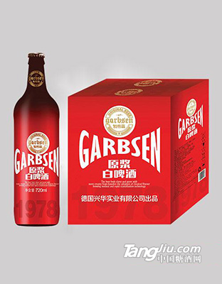 加布森原浆白啤酒720mlx12