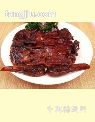 散装酱板鸭盘装