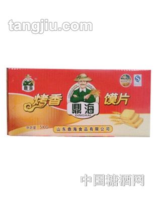 鼎海烤香馍片箱装（红）
