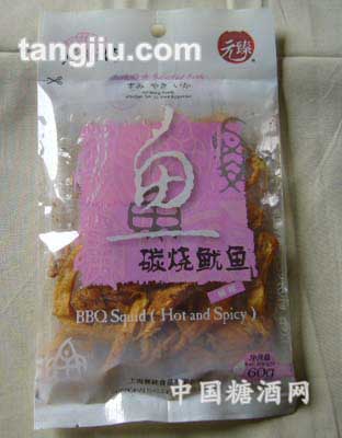 60g元臻炭烧鱿鱼微辣