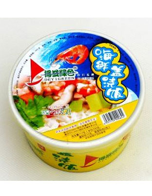 海鲜盖浇饭