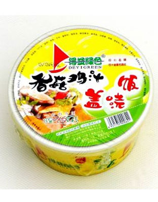 香菇鸡汁盖浇饭