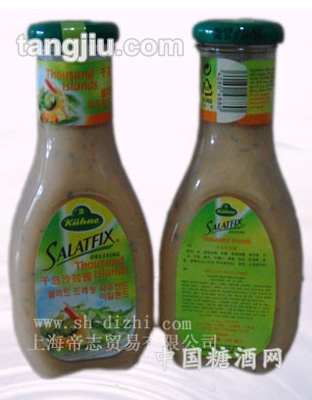 冠利千岛沙啦酱250ml