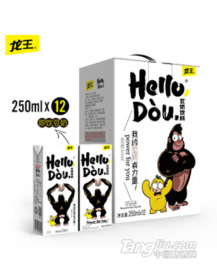 龙王Hello Dou豆奶 植物蛋白早餐奶 250ml