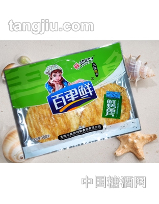 百里鲜系列&#183;鲜烤鱼片100g