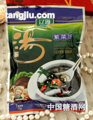 辽海紫菜汤香菇味72g