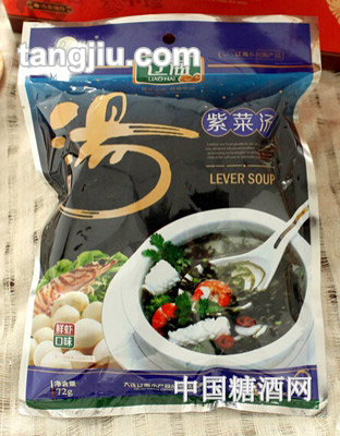 辽海紫菜汤鲜虾味72g