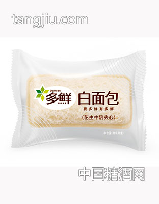 多鲜&#183;花生牛奶白面包