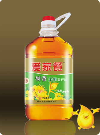 爱家餐特香压榨菜籽油.