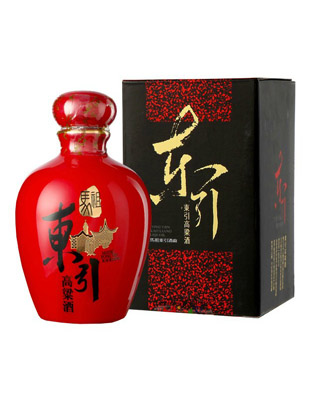 台湾东引50度高粱酒小红瓷瓶150ml