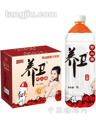 养卫野山楂果汁饮料1L