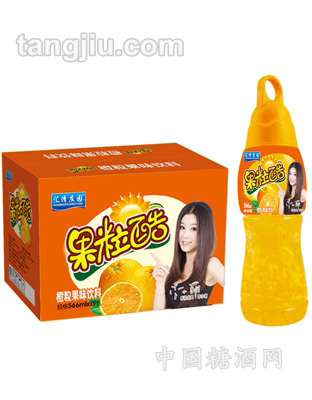 果粒酷橙粒果味饮料566ml