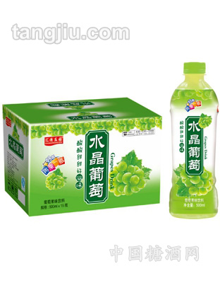 水晶葡萄味饮料500ml