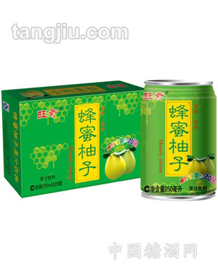 旺奇蜂蜜柚子果汁饮料250ml