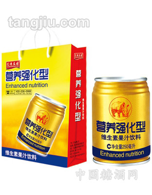营养强化型维生素果汁饮料250ml