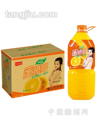 蜜橙多果味饮料2L