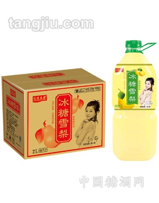 冰糖雪梨果味饮料2L